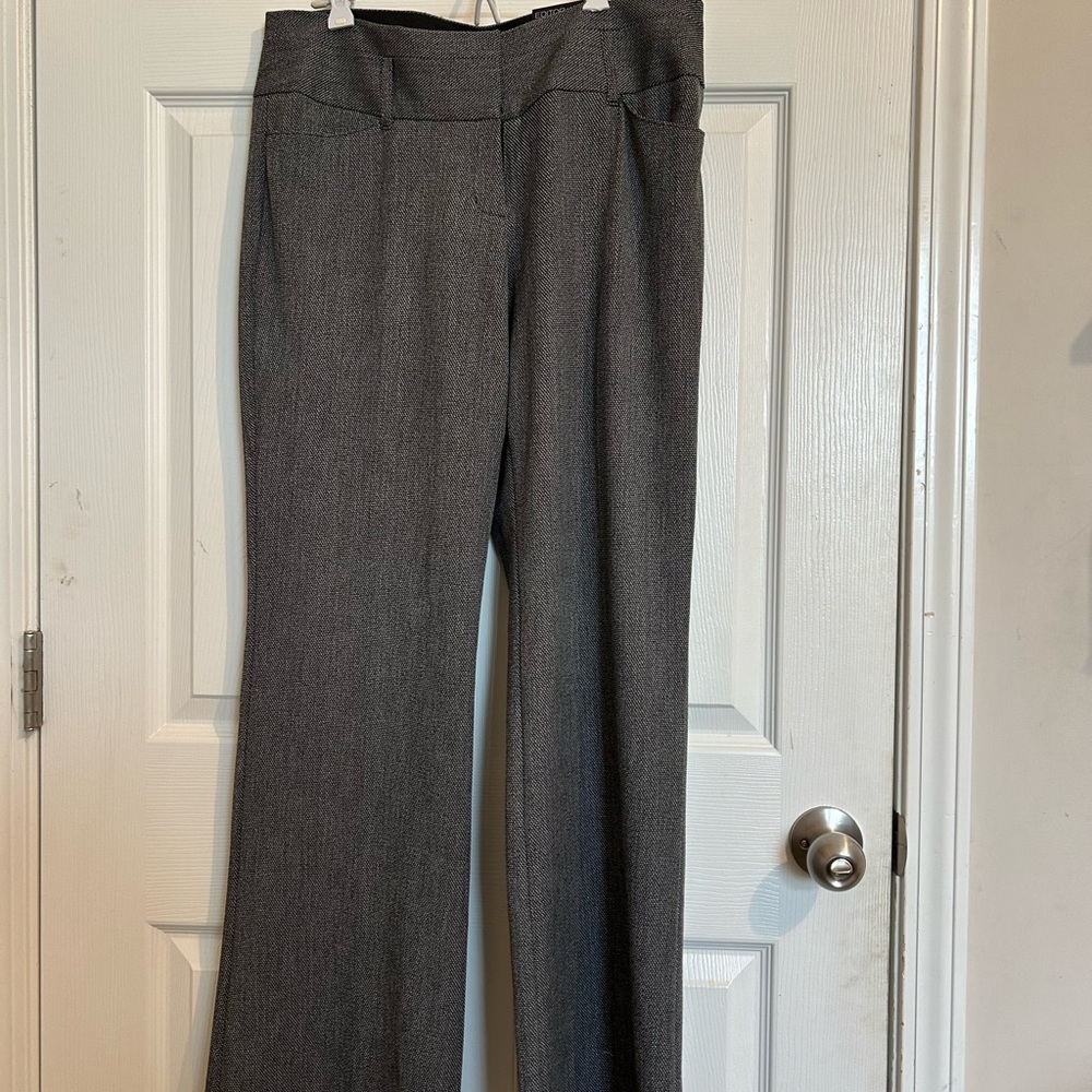 NWT Express Gray Wide Leg Pants with Tailored Fit
